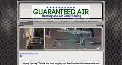 Desktop Screenshot of guaranteedair.net