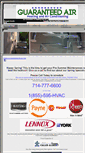 Mobile Screenshot of guaranteedair.net